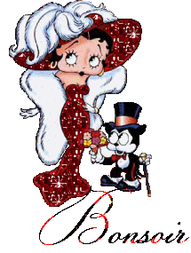 Gif animé bonsoir Betty Boop